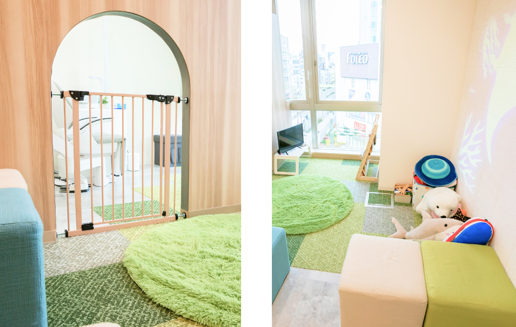 お子さまと患者さまが安心できる環境